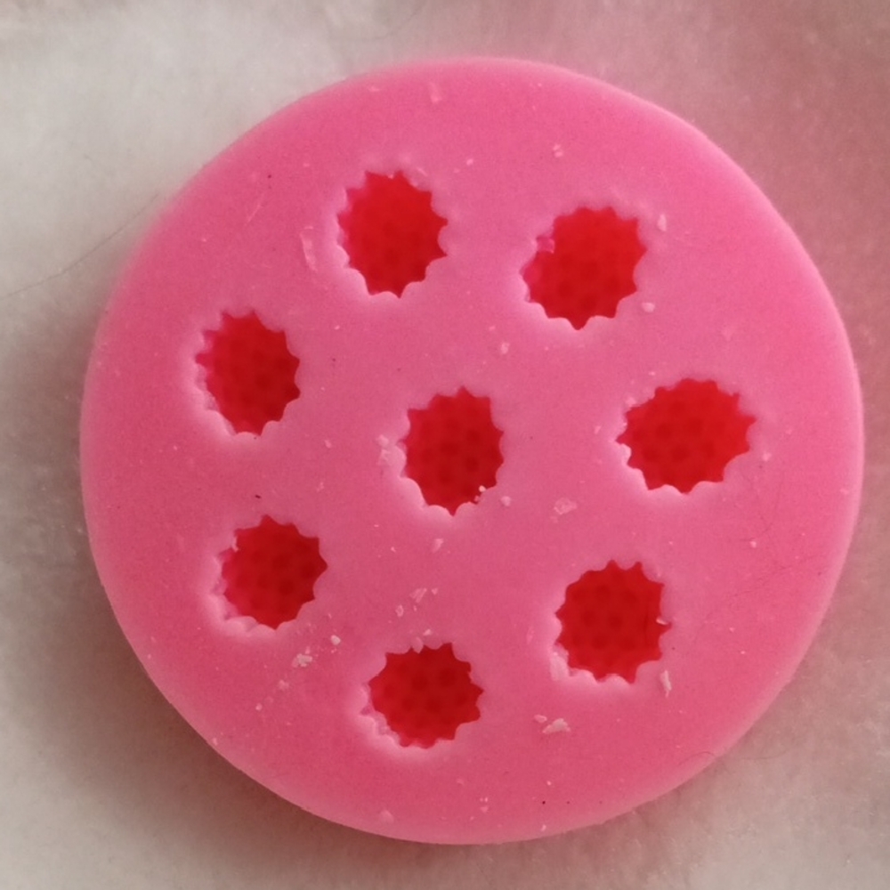 Pink and Red Silicone Raspberries Mold